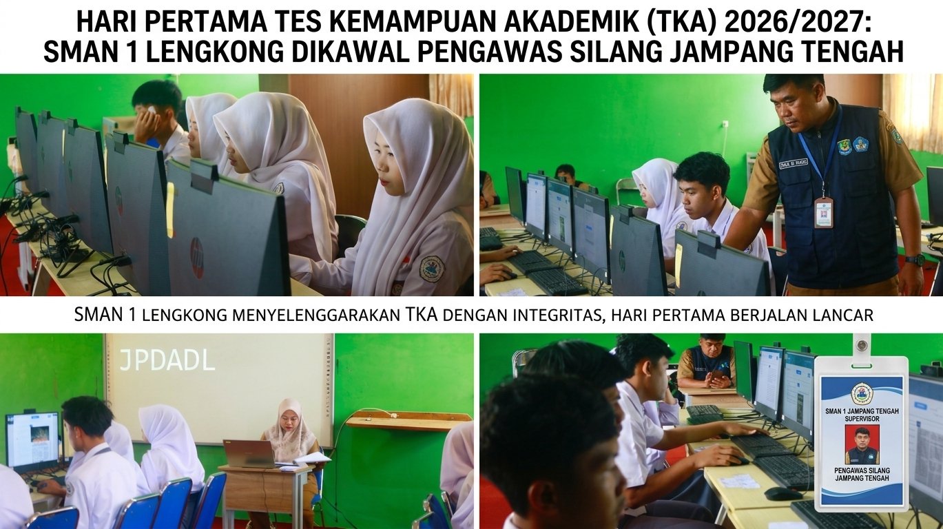 SMAN 1 Lengkong Sukses Gelar Hari Pertama Tes Kemampuan Akademik (TKA) TP 2026/2027